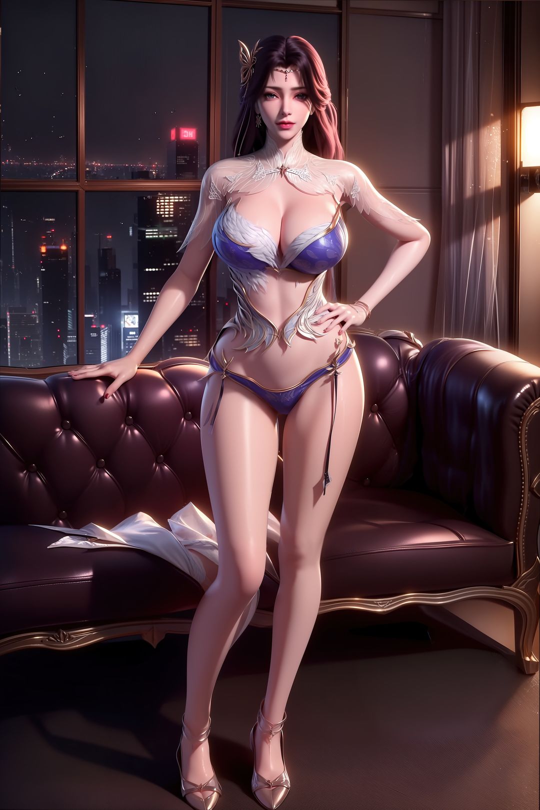 [AI绘画]国漫女主.姜立.云曦.元瑶.南宫婉.妍丽.媚儿.方清雪.李寒衣.流风霜.狠人大帝.红凰.白冰岚第03话