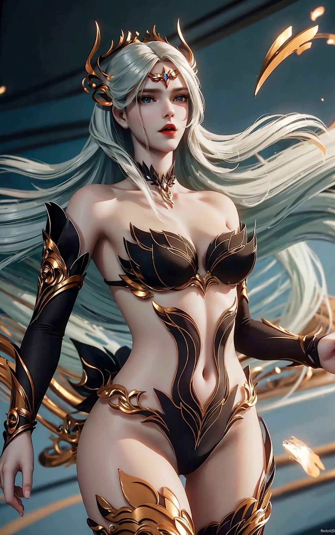 [AI绘画]国漫斗罗大陆女主-小舞.千仞雪.白沈香.胡列娜.波赛西.朱竹清.宁荣荣.阿银第07话