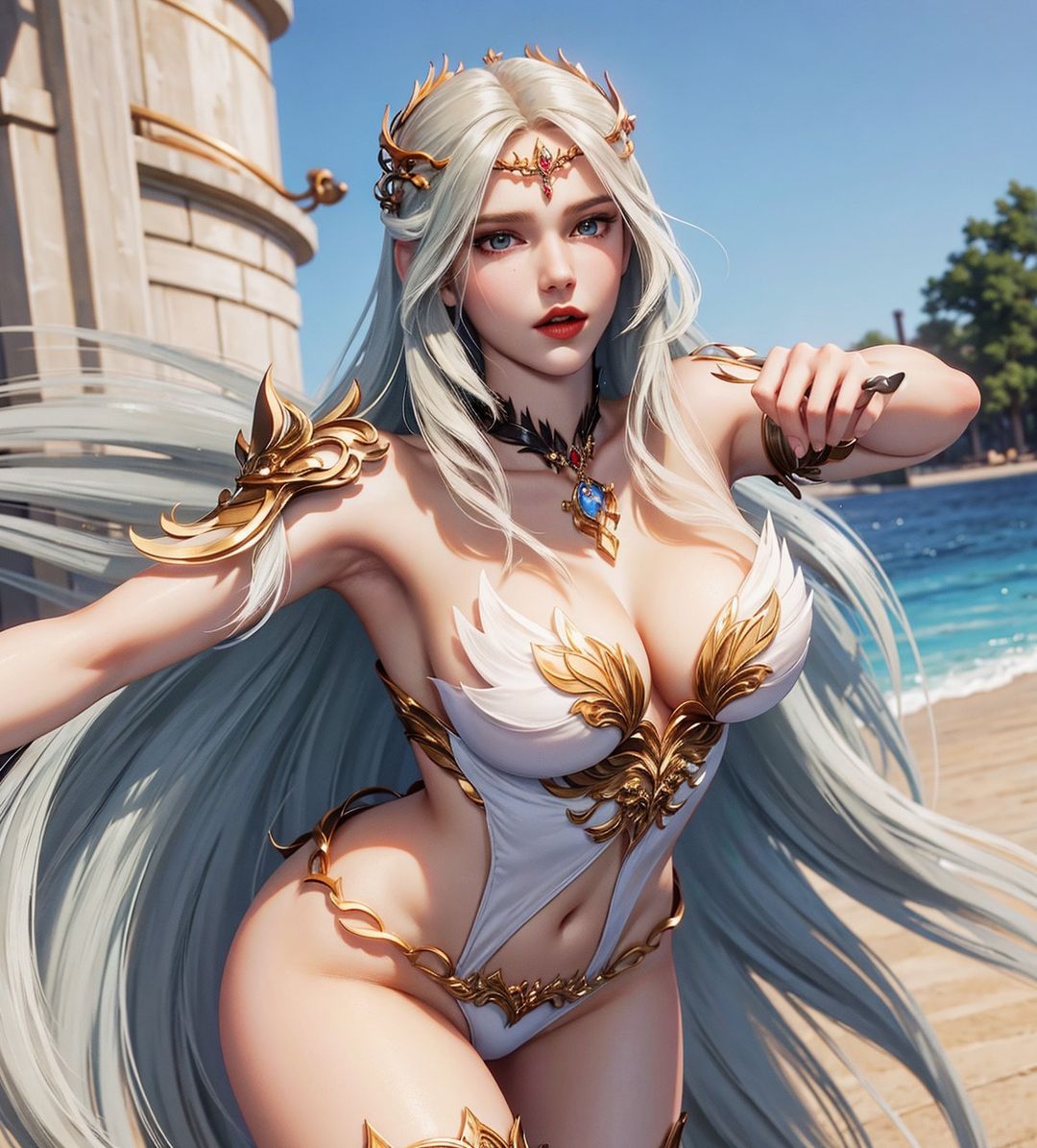 [AI绘画]国漫斗罗大陆女主-小舞.千仞雪.白沈香.胡列娜.波赛西.朱竹清.宁荣荣.阿银第07话