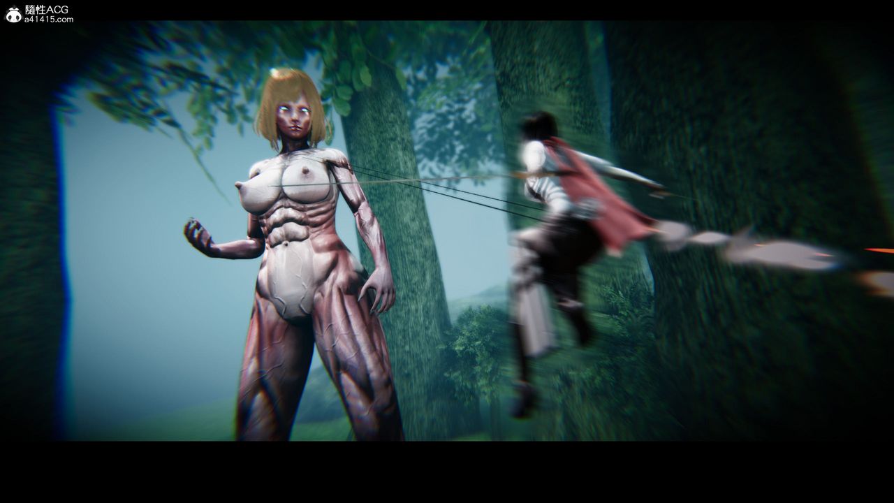 [3D]进击的巨人之败北的少女第01话