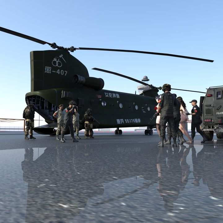 [3D]女特务被捕01-03+外传+设定集02-女教师落网