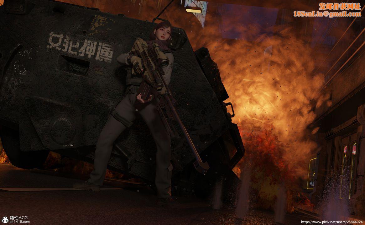 [3D]女特务被捕01-03+外传+设定集外传-玫瑰特勤队-艾伊尔行动