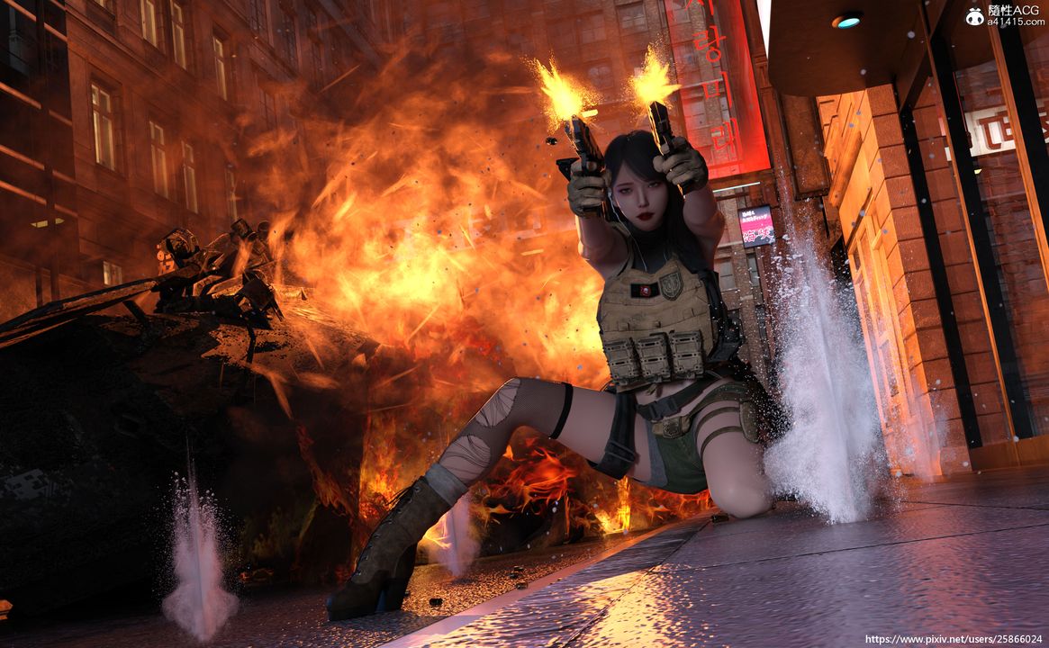 [3D]女特务被捕01-03+外传+设定集外传-玫瑰特勤队-艾伊尔行动