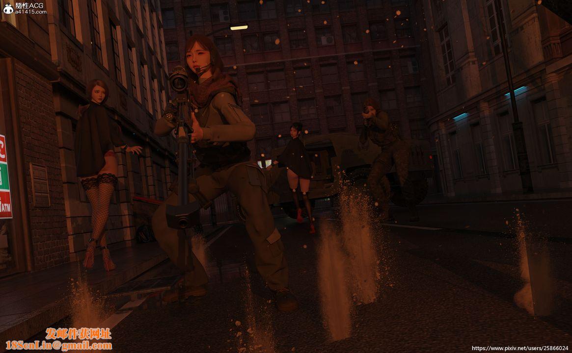 [3D]女特务被捕01-03+外传+设定集外传-玫瑰特勤队-艾伊尔行动