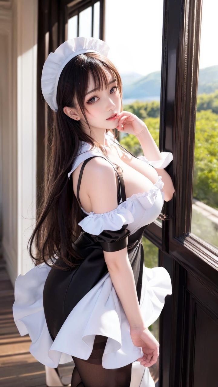 [AI绘画]TheDelicate_黑丝.女仆第03话