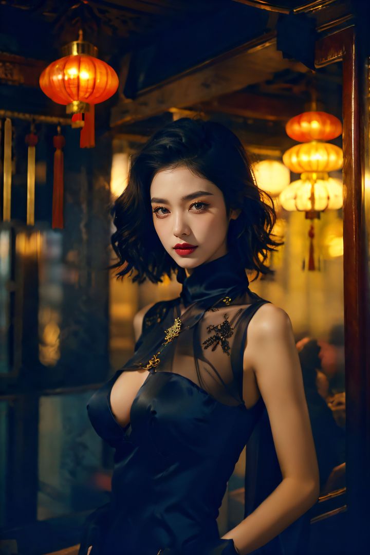 [AI绘画]极品身材_巨乳.黑丝第11话-最终话