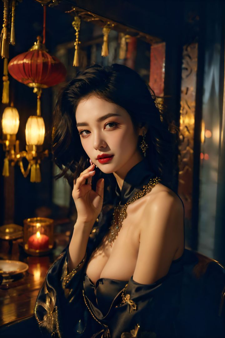 [AI绘画]极品身材_巨乳.黑丝第11话-最终话