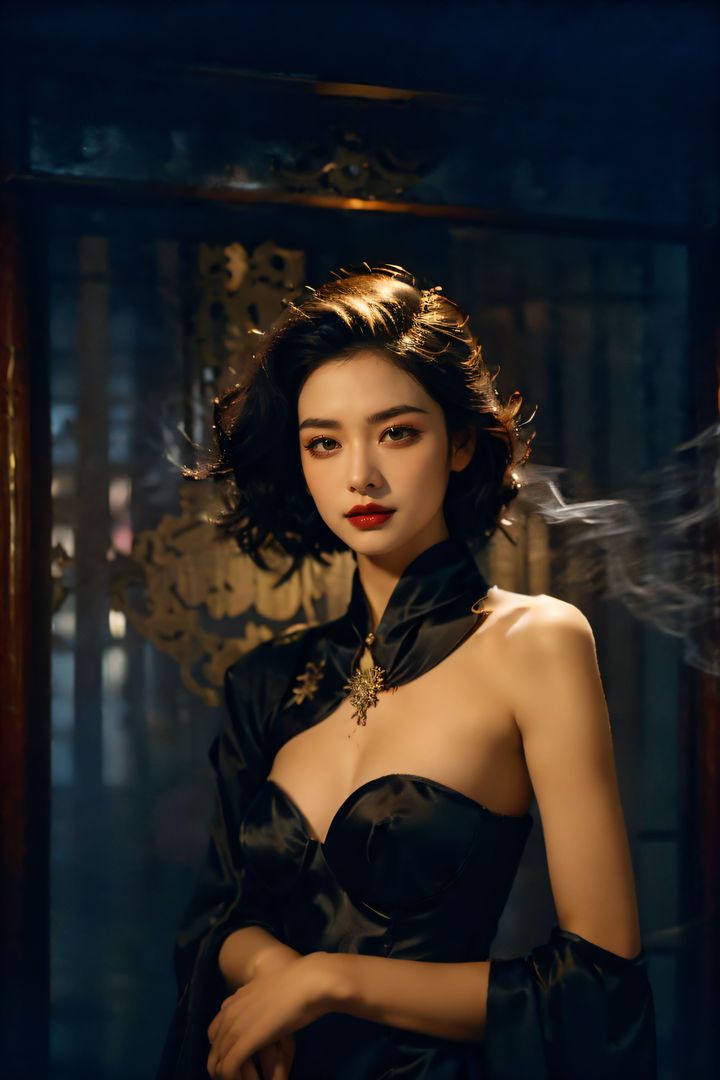 [AI绘画]极品身材_巨乳.黑丝第11话-最终话