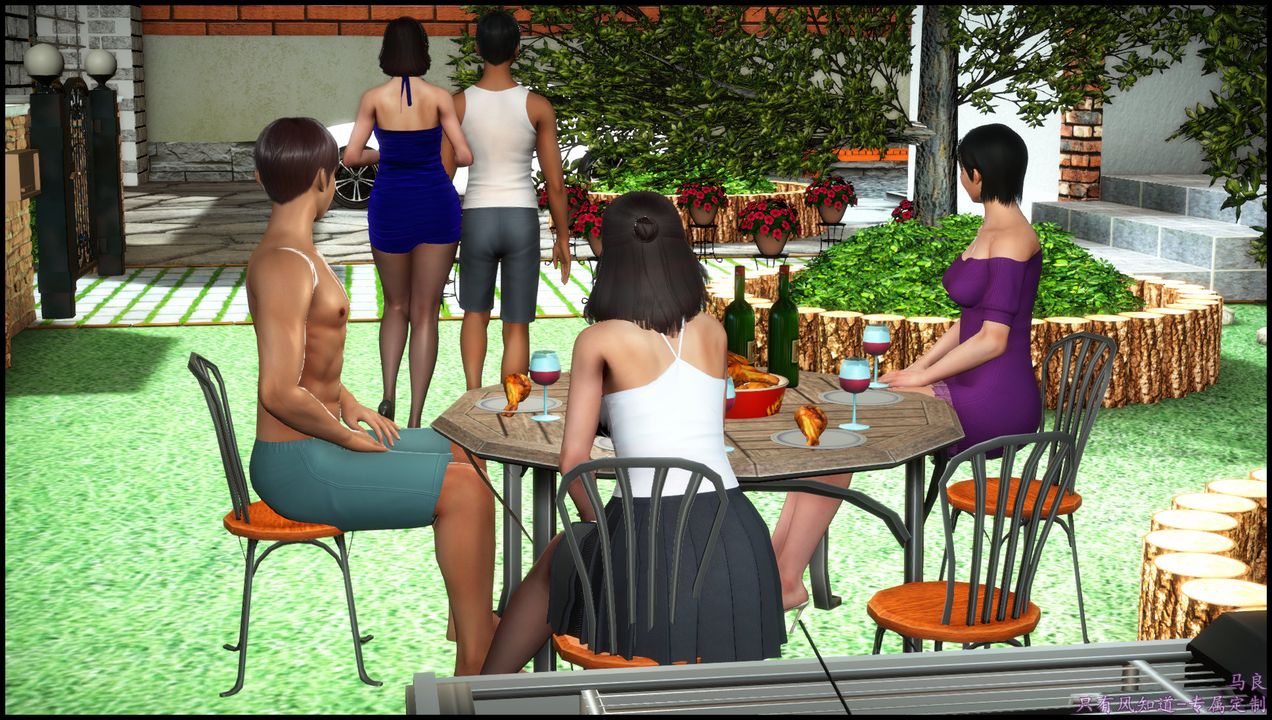 [3D]母爱的光辉之烧烤派对第01话