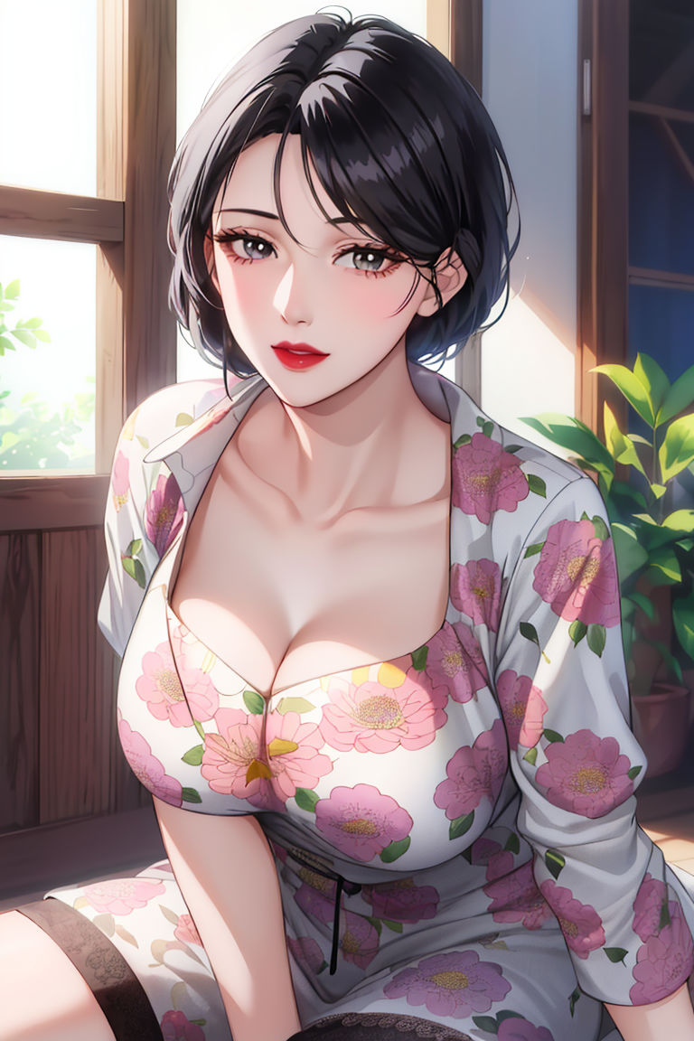 [AI绘画]美人母亲整合肉嫁高柳傢第01话