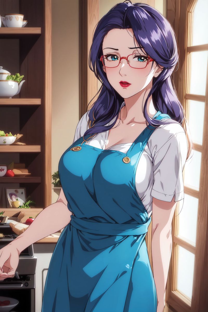 [AI绘画]美人母亲整合肉嫁高柳傢第01话