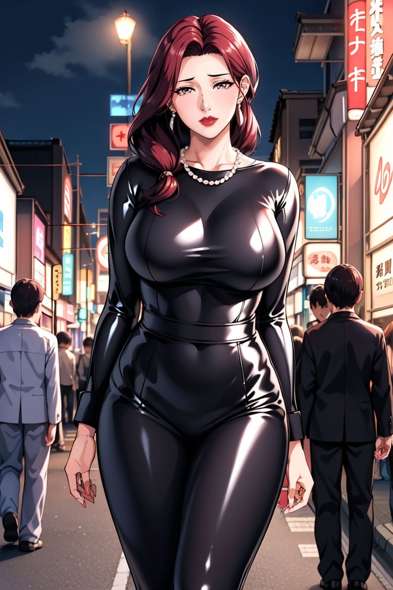 [AI绘画]美人母亲整合肉嫁高柳傢第05话