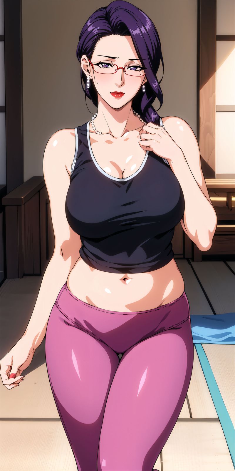 [AI绘画]美人母亲整合肉嫁高柳傢第06话