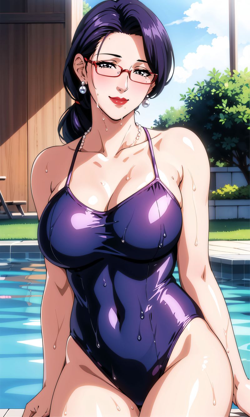 [AI绘画]美人母亲整合肉嫁高柳傢第07话