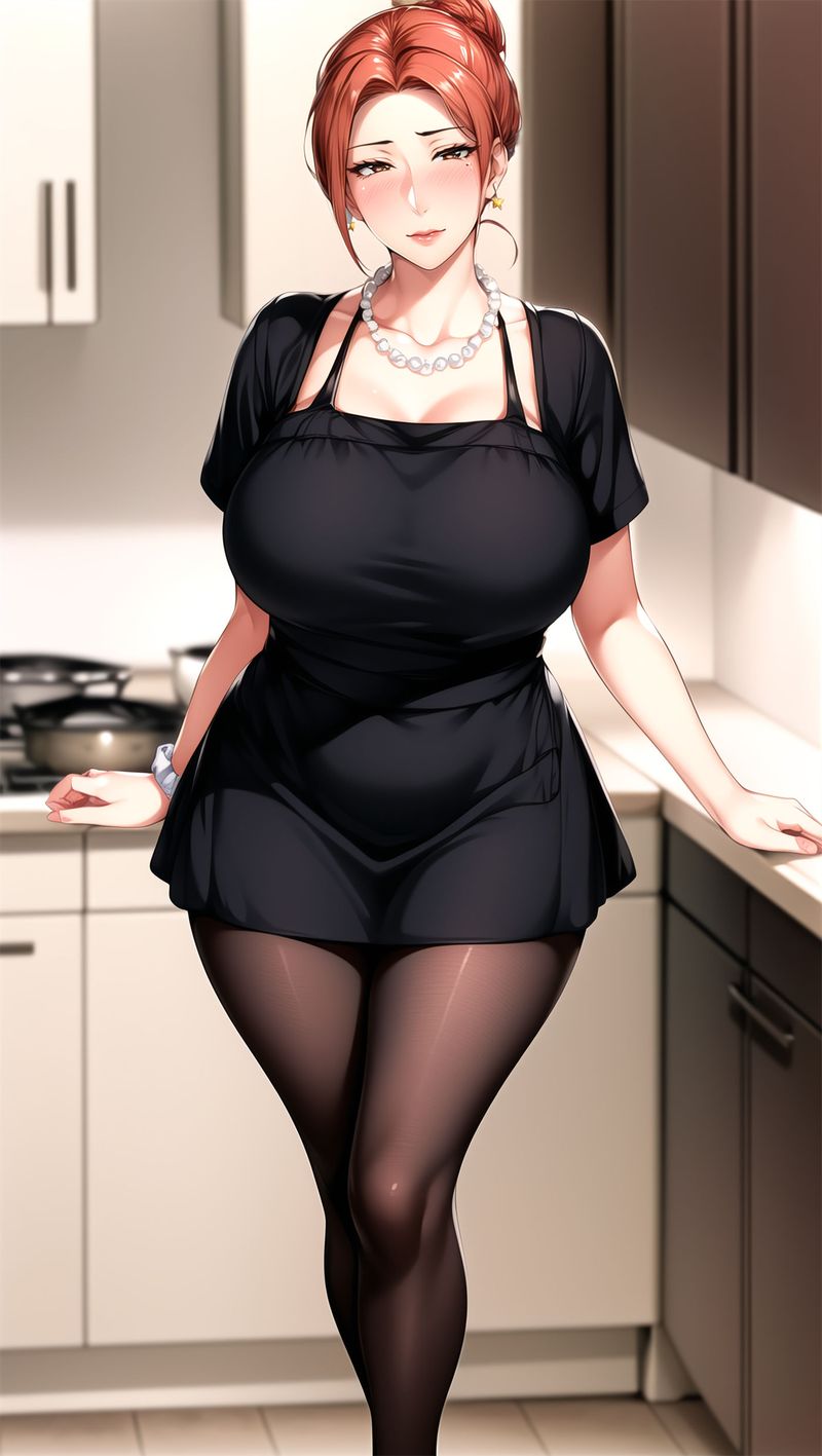 [AI绘画]美人母亲整合肉嫁高柳傢第07话