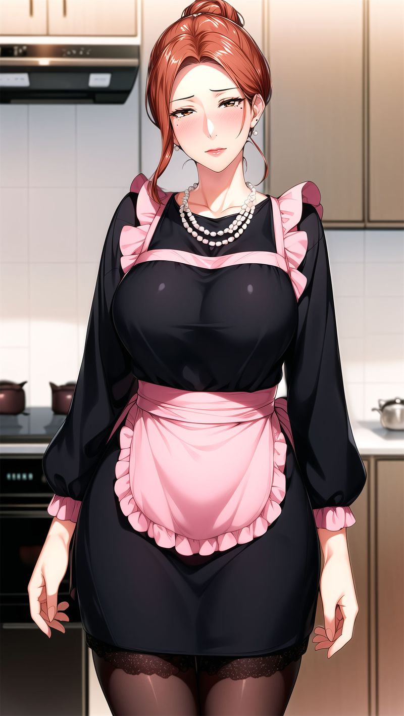 [AI绘画]美人母亲整合肉嫁高柳傢第07话