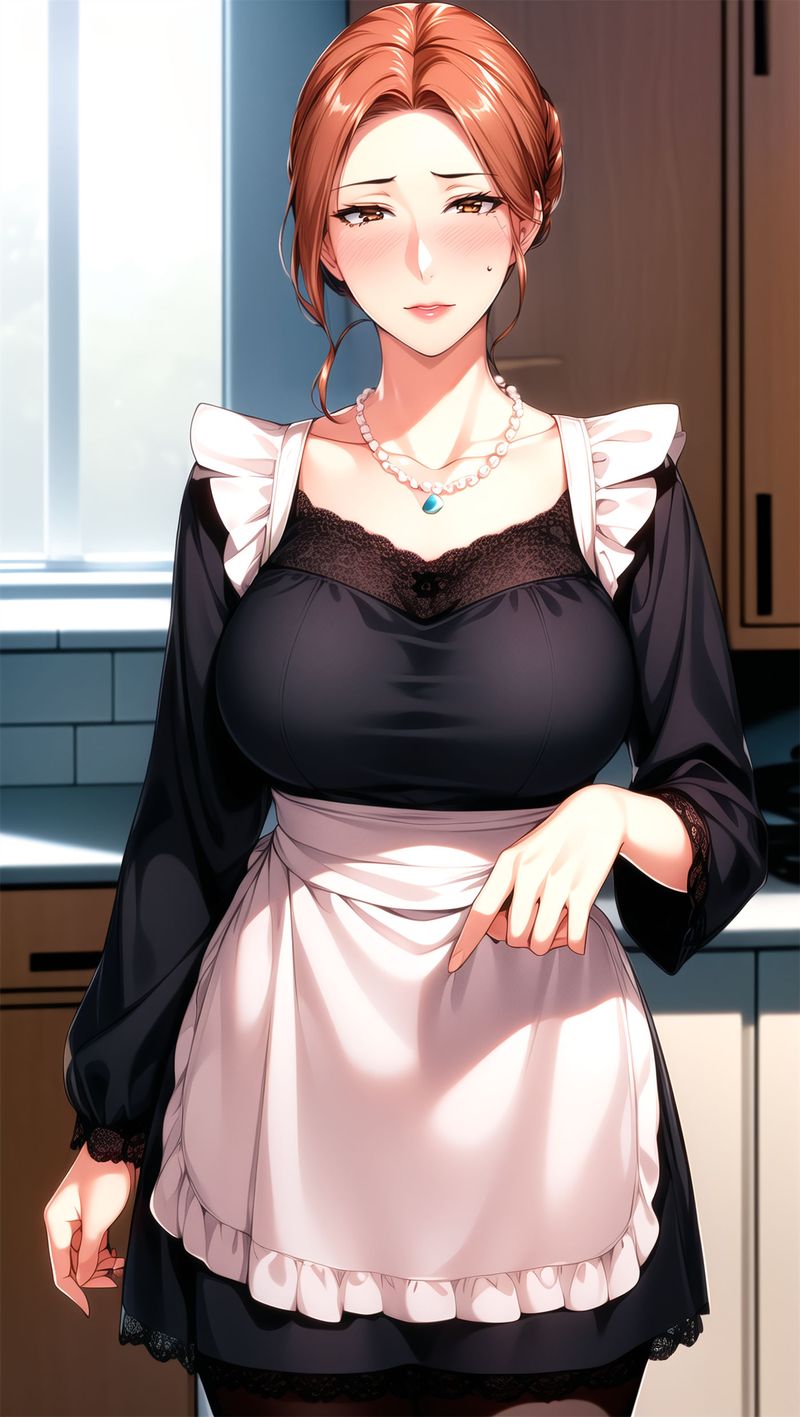 [AI绘画]美人母亲整合肉嫁高柳傢第07话