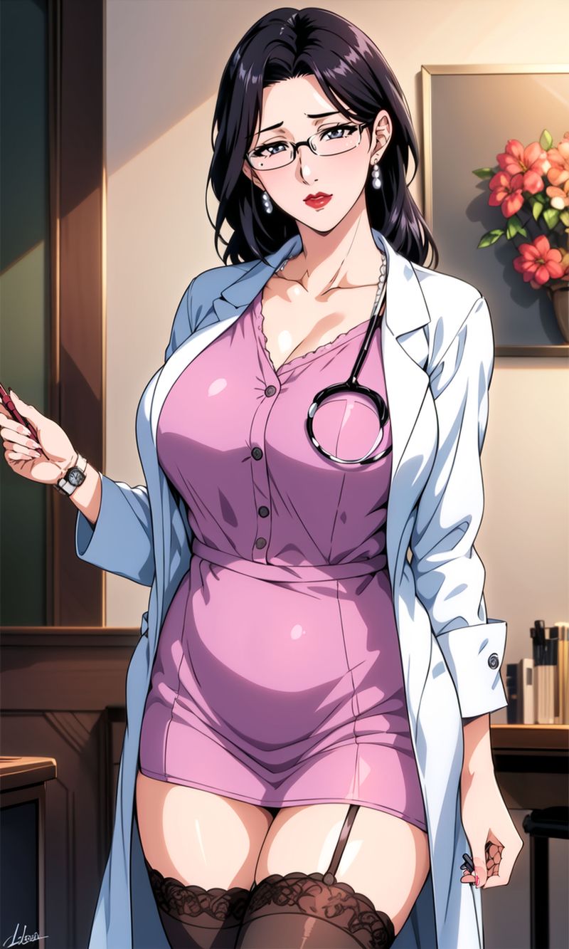 [AI绘画]美人母亲整合肉嫁高柳傢第07话