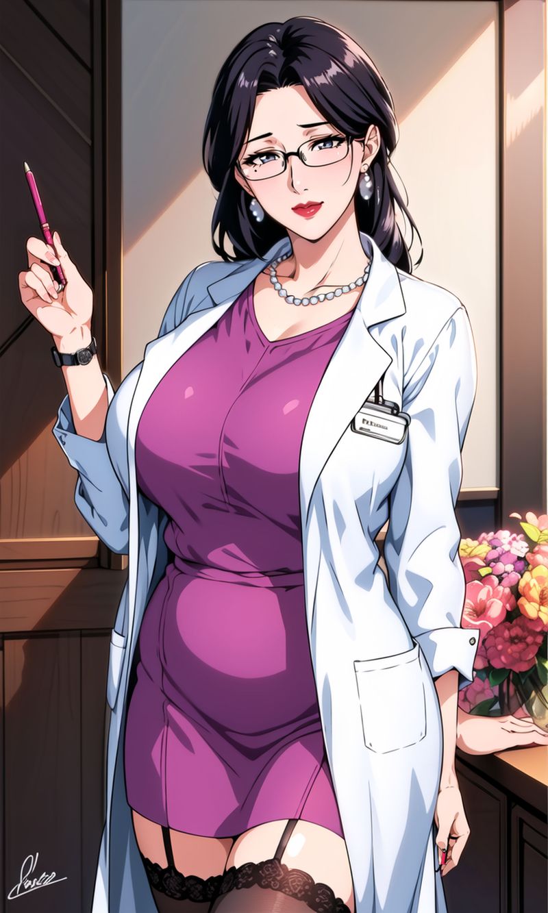 [AI绘画]美人母亲整合肉嫁高柳傢第07话