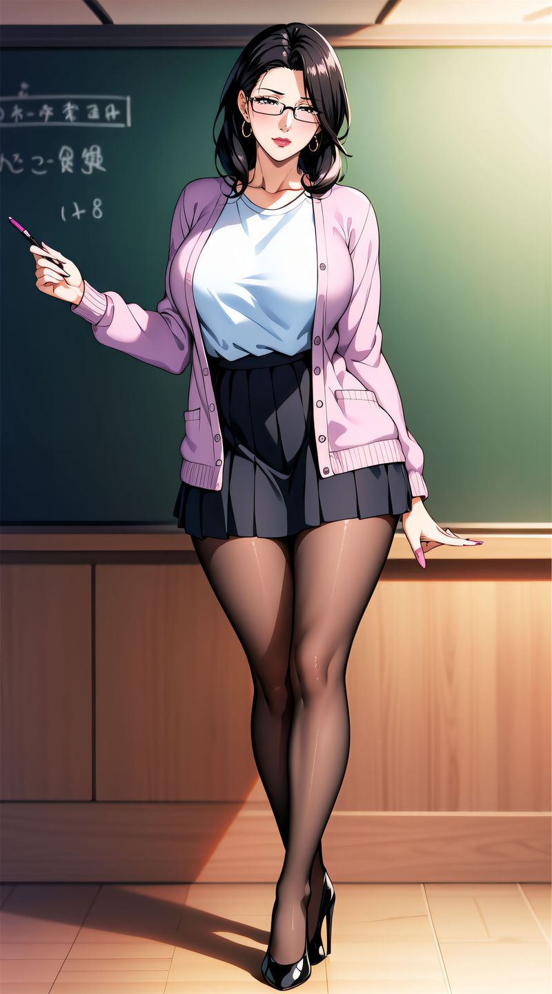 [AI绘画]美人母亲整合肉嫁高柳傢第08话