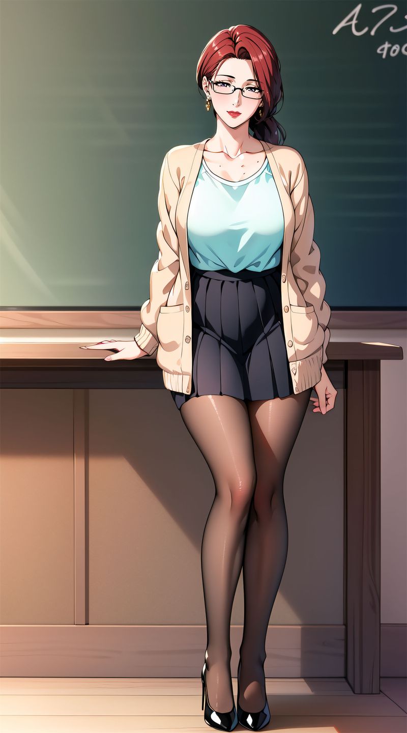 [AI绘画]美人母亲整合肉嫁高柳傢第08话