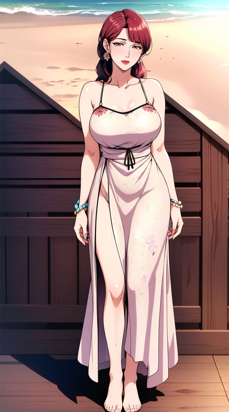 [AI绘画]美人母亲整合肉嫁高柳傢第09话