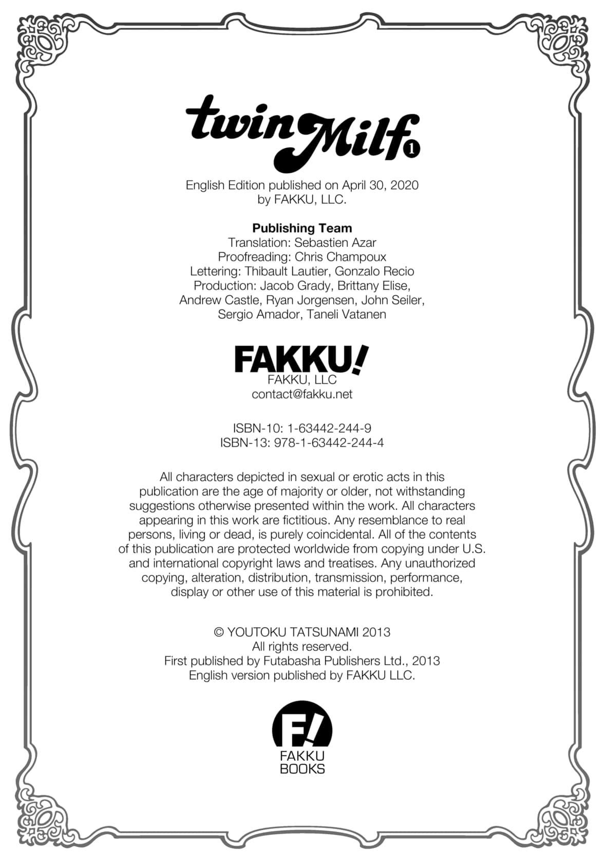 twinMilf[辰波要徳]twinMilf1[中国翻訳][无修正]