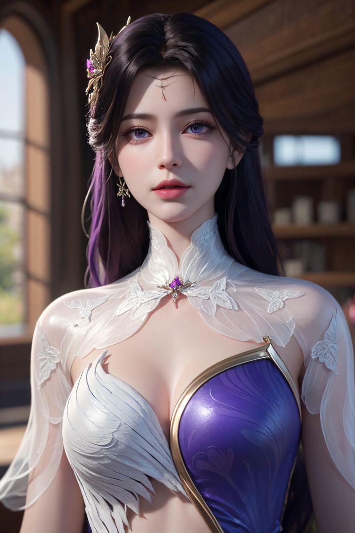 [AI绘画]国漫女主-阿七.蔷薇.高瑶.小舞.云曦.应天王后.美杜莎第06话