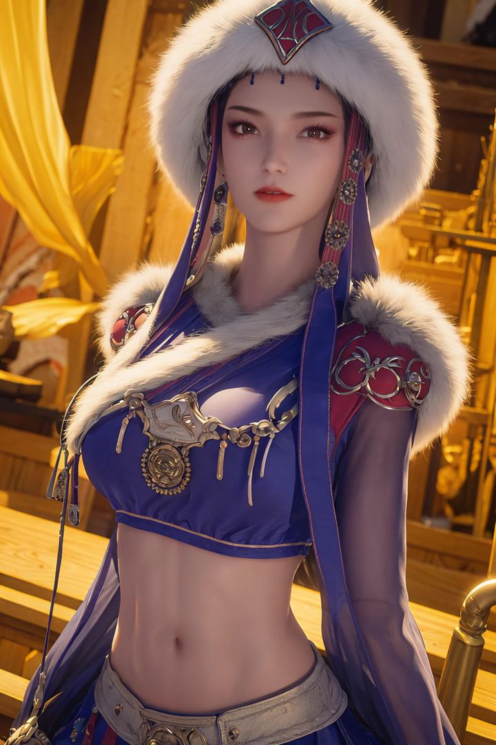 [AI绘画]国漫女主-阿七.蔷薇.高瑶.小舞.云曦.应天王后.美杜莎第06话