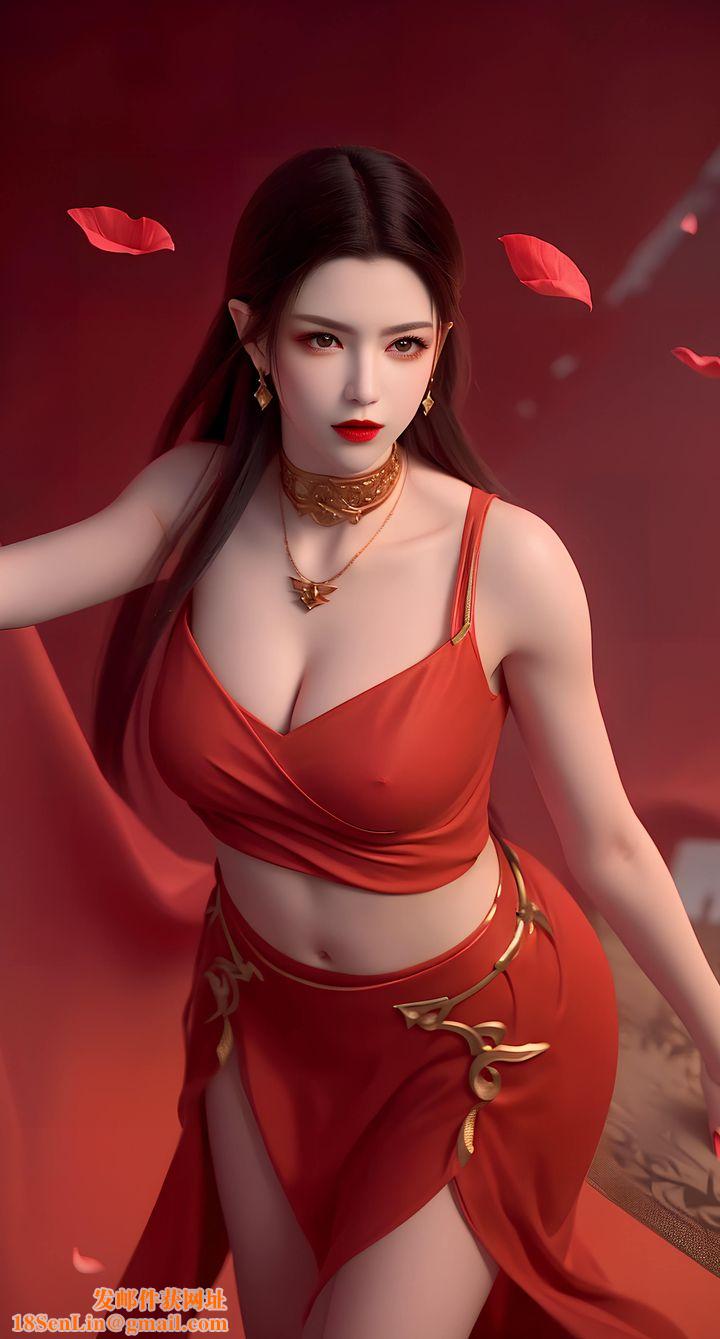 [AI绘画]国漫女主-阿七.蔷薇.高瑶.小舞.云曦.应天王后.美杜莎第08话