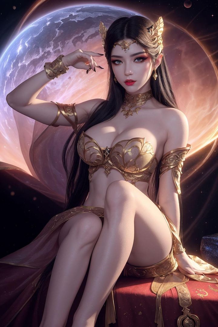 [AI绘画]国漫女主-阿七.蔷薇.高瑶.小舞.云曦.应天王后.美杜莎第08话