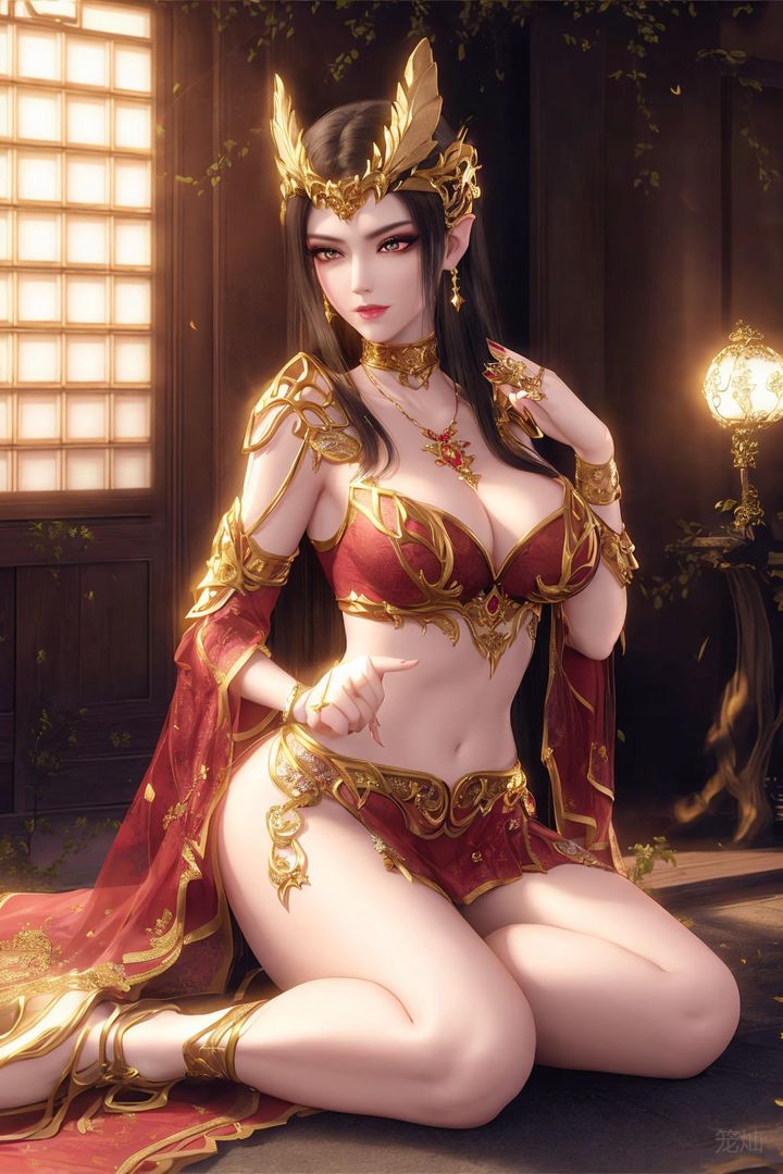 [AI绘画]国漫女主-阿七.蔷薇.高瑶.小舞.云曦.应天王后.美杜莎第08话