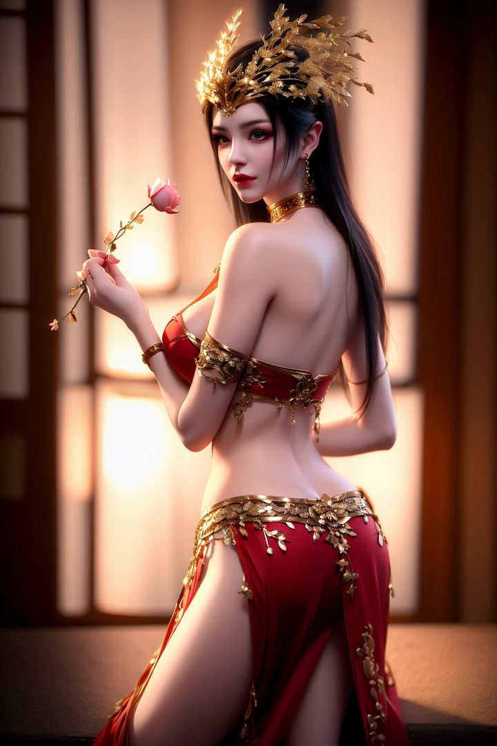 [AI绘画]国漫女主-阿七.蔷薇.高瑶.小舞.云曦.应天王后.美杜莎第09话