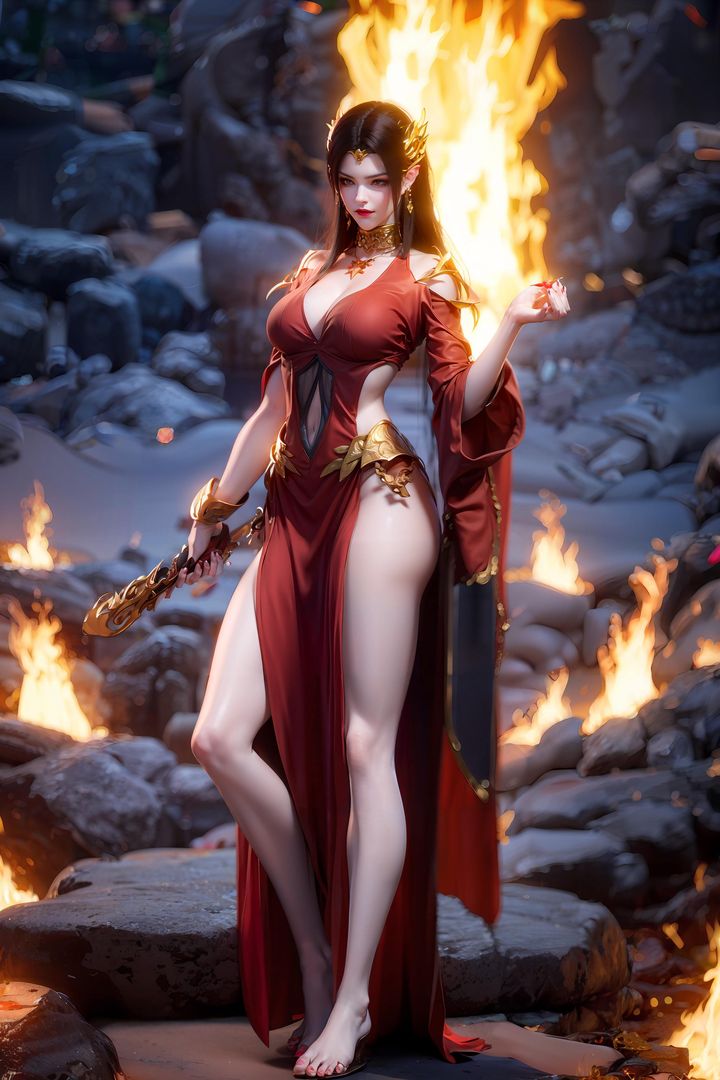 [AI绘画]国漫女主-阿七.蔷薇.高瑶.小舞.云曦.应天王后.美杜莎第10话