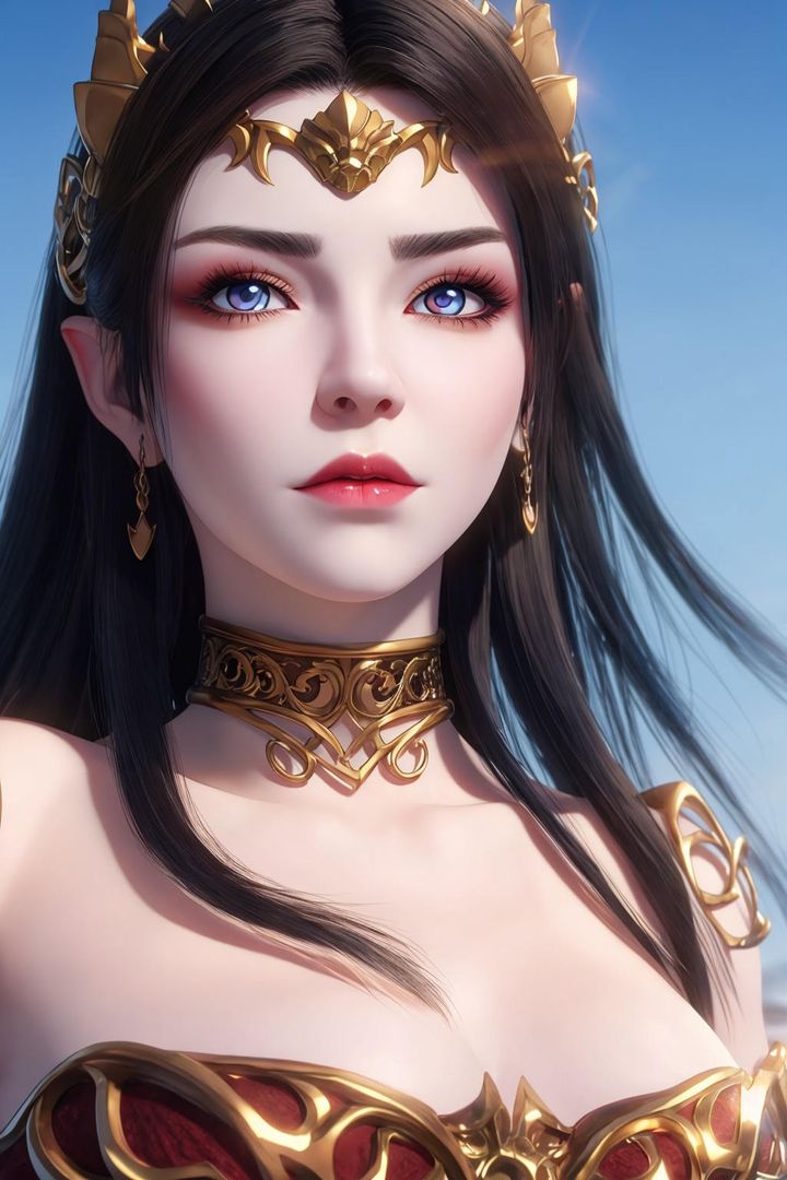 [AI绘画]国漫女主-阿七.蔷薇.高瑶.小舞.云曦.应天王后.美杜莎第11话