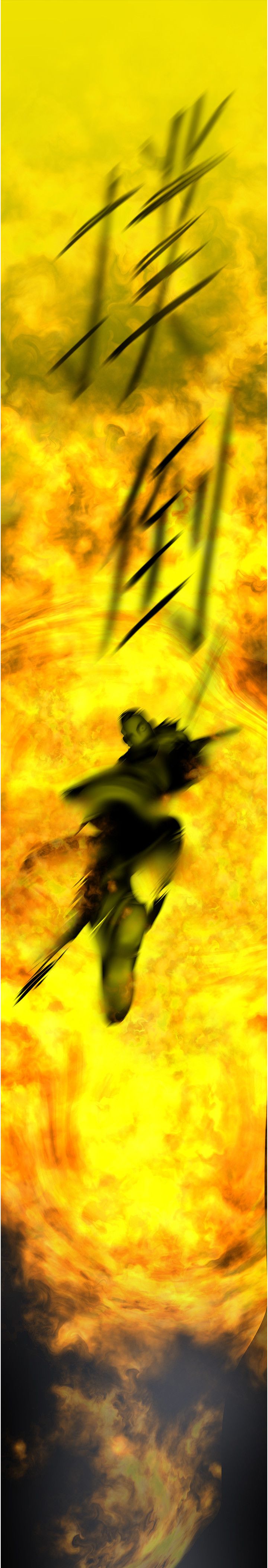 美丽新世界第257话-陷入火海的两个人