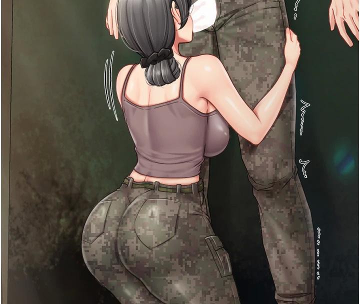 報告女班長:一根突起第29話-訓練中發情的女兵們